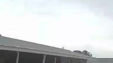 El momento del meteotsunami.