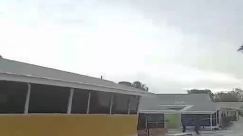 El momento del meteotsunami.