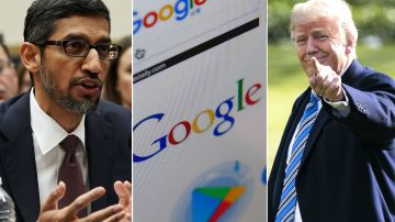 Sundar Pichai, CEO de Google, descartó influenciar el motor de búsqueda contra Trump.