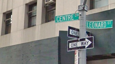 El accidente ocurrió entre las calles Centre y Leonard, en TriBeCa