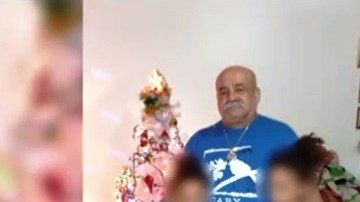 Vicente Gómez y sus nietas fallecidas