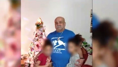 Vicente Gómez y sus nietas fallecidas