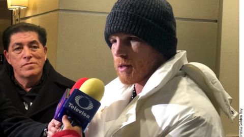 Saúl "Canelo" Álvarez ya se encuentra en Nueva York