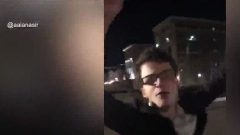 Julian von Abele captado durante el incidente