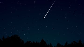 Los meteoros se ven como estrellas fugaces
