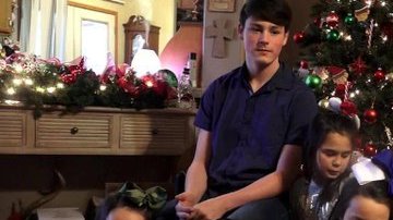 Los siete hermanitos en su nueva casa en Arkansas