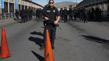 Agente de la Patrulla Fronteriza en El Paso.