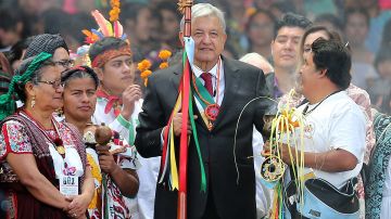 Andrés Manuel López Obrador asumió la presidencia de México hoy sábado. / foto: Getty