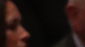 El presidente Trump y exmandatarios se sentaron en la misma fila.