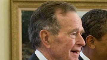 Los 5 expresidentes asisten al concierto en Texas. SAUL LOEB/AFP/Getty Images