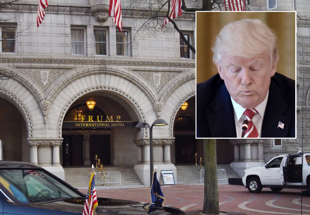 El hotel del expresidente Trump en Washington D.C.