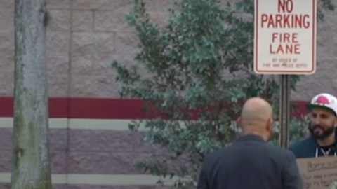 Brian Breach en el Target.