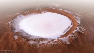 Crater en Marte.
