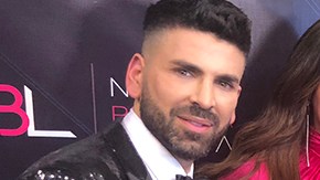 Los jueces de Nuestra Belleza Latina con Migbelis