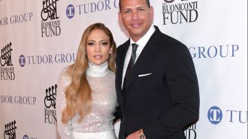 Jennifer Lopez y Alex Rodriguez en una gala en Nueva York