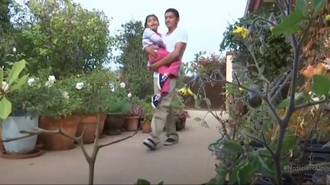 Juan Alberto Mathue y su hija