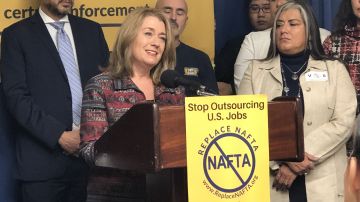 Líderes sindicalistas y defensores de los consumidores exigen mejoras al nuevo NAFTA. Foto: María Peña/impremedia