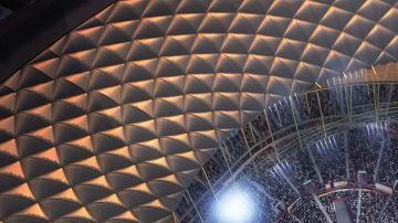 Diseño del estadio de Lusail en Catar.