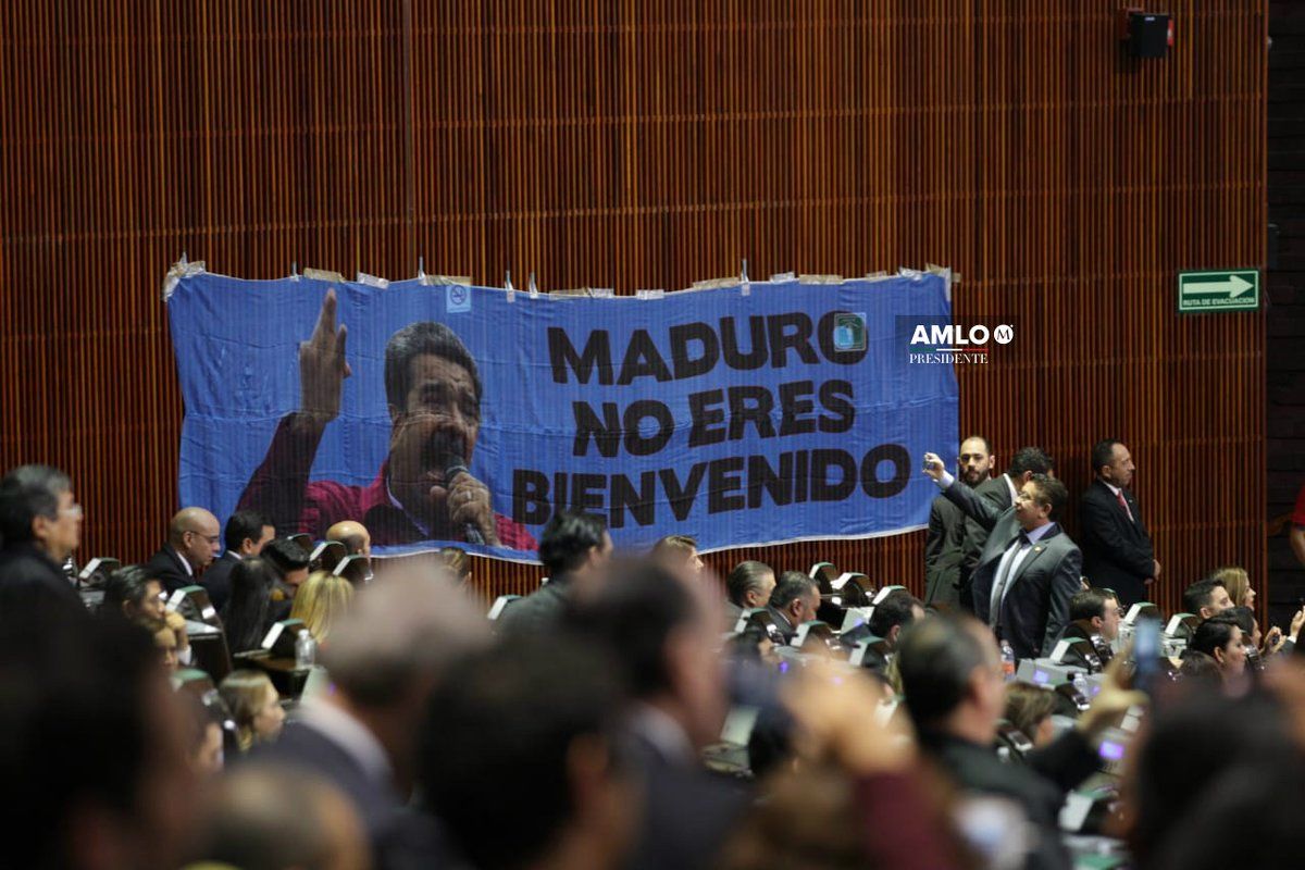 Manifestación contra Maduro.