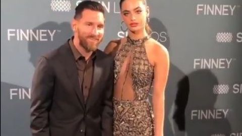 Lionel Messi y la modelo Yael Shelbia posaron para las fotos