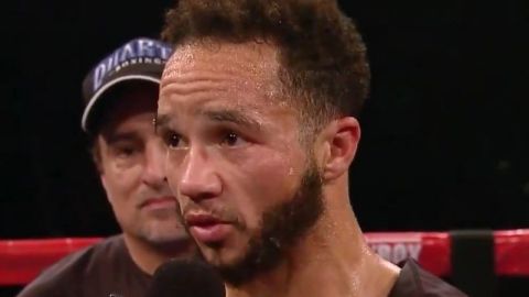 El boxeador transgénero estadounidense Pat Manuel.