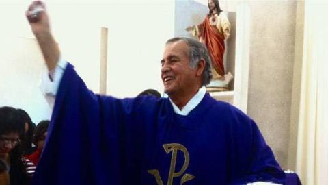 Sacerdote Pedro Pantoja, asesor legal en la Casa del Migrante