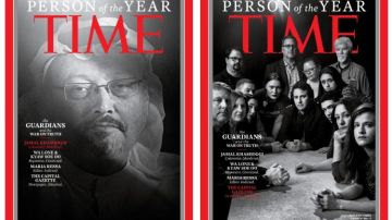 La revista eligió a periodistas como los personajes del año.