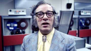 Isaac Asimov es uno de los más famosos autores de ciencia ficción.