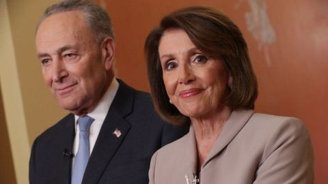 Chuck Schumer y  Nancy Pelosi, son miembros de la Banda de los 8.