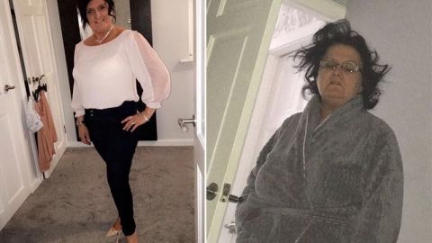 Antes y después de salir de fiesta.