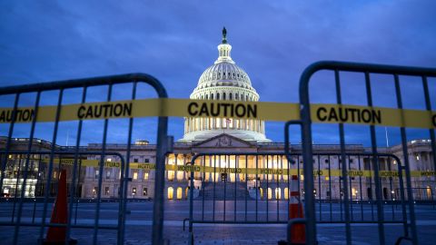 El Capitolio en el primer día del cierre parcial del gobierno.