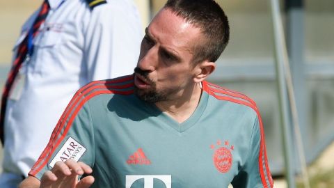 El jugador francés del Bayern Munich Franck Ribery.