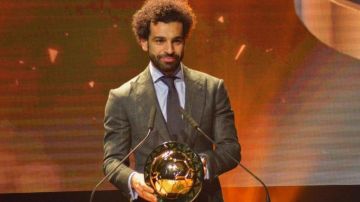 El egipcio Mohamed Salah, Mejor Jugador del Año de la Confederación Africana de Fútbol (CAF.