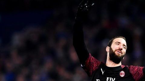 Gonzalo Higuain habría jugado ya su último partido como rossonero.