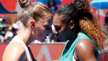La estadounidense Serena Williams cayó eliminada ante con la checa Karolina Pliskova en Australia.