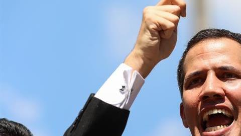 Juan Guaidó, líder de la Asamblea venezolana.