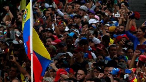 Siguen las manifestaciones en Caracas contra el presidente de Venezuela, Nicolás Maduro.