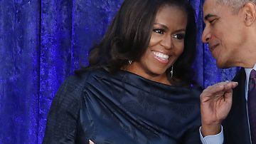 Barack Obama junto a su esposa Michelle.