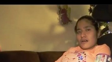 Michelle Molina no puede hablar ni caminar