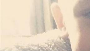 Bailey con su hermana recién nacida.