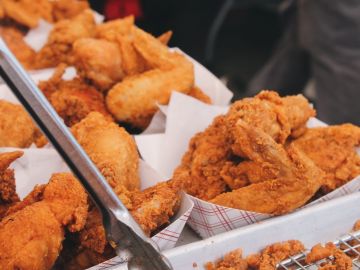 Pollo frito.