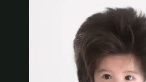 Chanco nació con una abundante melena negra