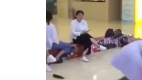 El video fue compartido en inicio por LiveLeak.