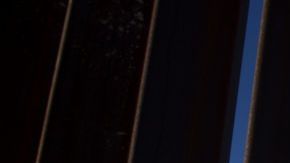 El modelo de bolardos de acero para el muro.