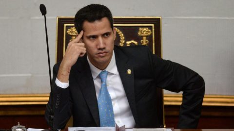 El presidente de la Asamblea Nacional de Venezuela, Juan Guaido.