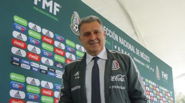 Gerardo Martino, durante su presentación como director técnico de la selección mexicana.