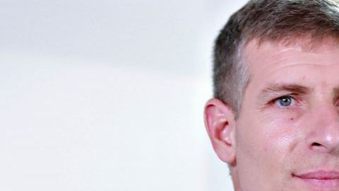 Martin Palermo, durante su presentación como director técnico de los Tuzos del Pachuca.