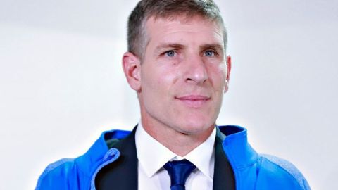 Martin Palermo, durante su presentación como director técnico de los Tuzos del Pachuca.