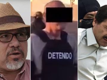 El asesinato del periodista Javier Valdez (izquierda) surgió en el juicio contra "El Chapo".