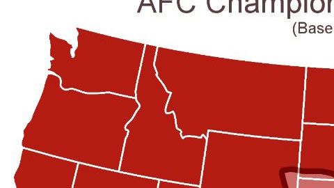 Casi todo el territorio estadounidense está con Kansas City Chiefs en la Final de la Conferencia Americana